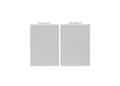 Falso Polo Tappo Copriforo Bianco 2 Pezzi - Serie Compatibile Plana - Energia FR-27400