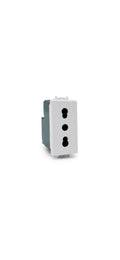 Presa Bivalente 10A/16A VMR-PLN Bianco - Compatibile Plana - Energia FR-27404