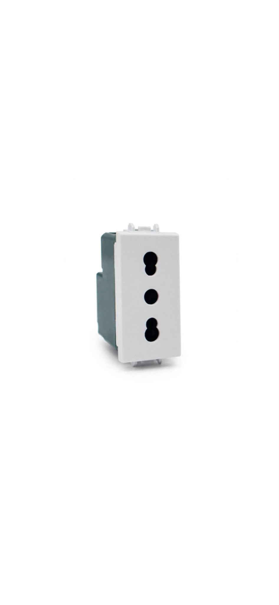 Presa Bivalente 10A/16A VMR-PLN Bianco - Compatibile Plana - Energia FR-27404
