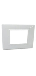 Placca 3 Moduli Bianca VMR-PLN - Compatibile Vimar Plana - Energia FR-27477