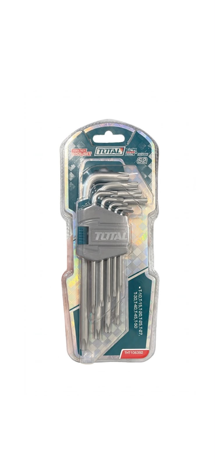 SERIE 9 CHIAVI MASCHIO PIEGATE PER VITI CON IMPRONTA TORX®