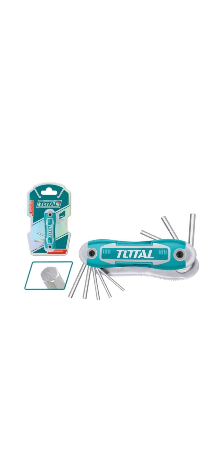 SET 8 CHIAVI MASCHIO ESAGONALI CON SUPPORTO TASCABILE